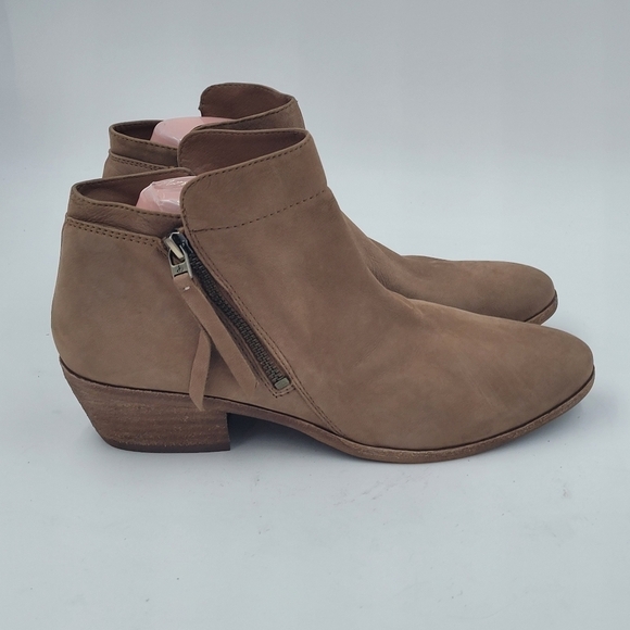 Sam Edelman Brown Suede Packer Ankle Boots Size 10 - Picture 2 of 14